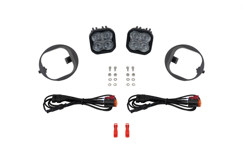 Honda Element Fog Light Kit - Diode Dynamics - SS3 LED Foxbeam - Selectable 6000K white and 3000K yellow - `09-`11
